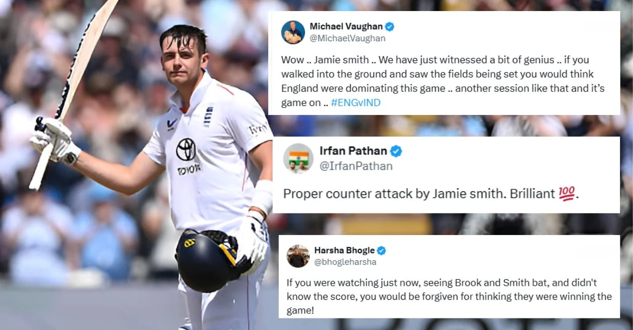 ENG vs IND: Fans erupt as Jamie Smith’s explosive century lifts England after early top-order collapse on Day 3 of Edgbaston Test