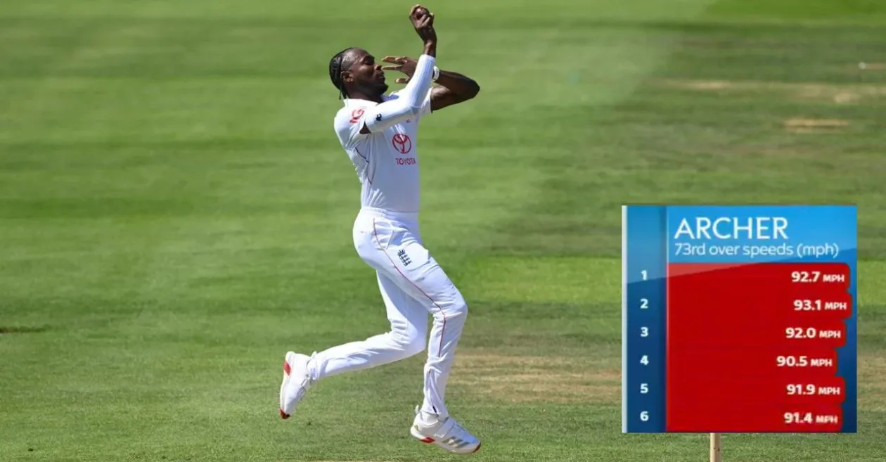 ENG vs IND [WATCH]: Jofra Archer hurls his quickest over as every delivery breaches 90 MPH mark on Day 3 of Lord’s Test
