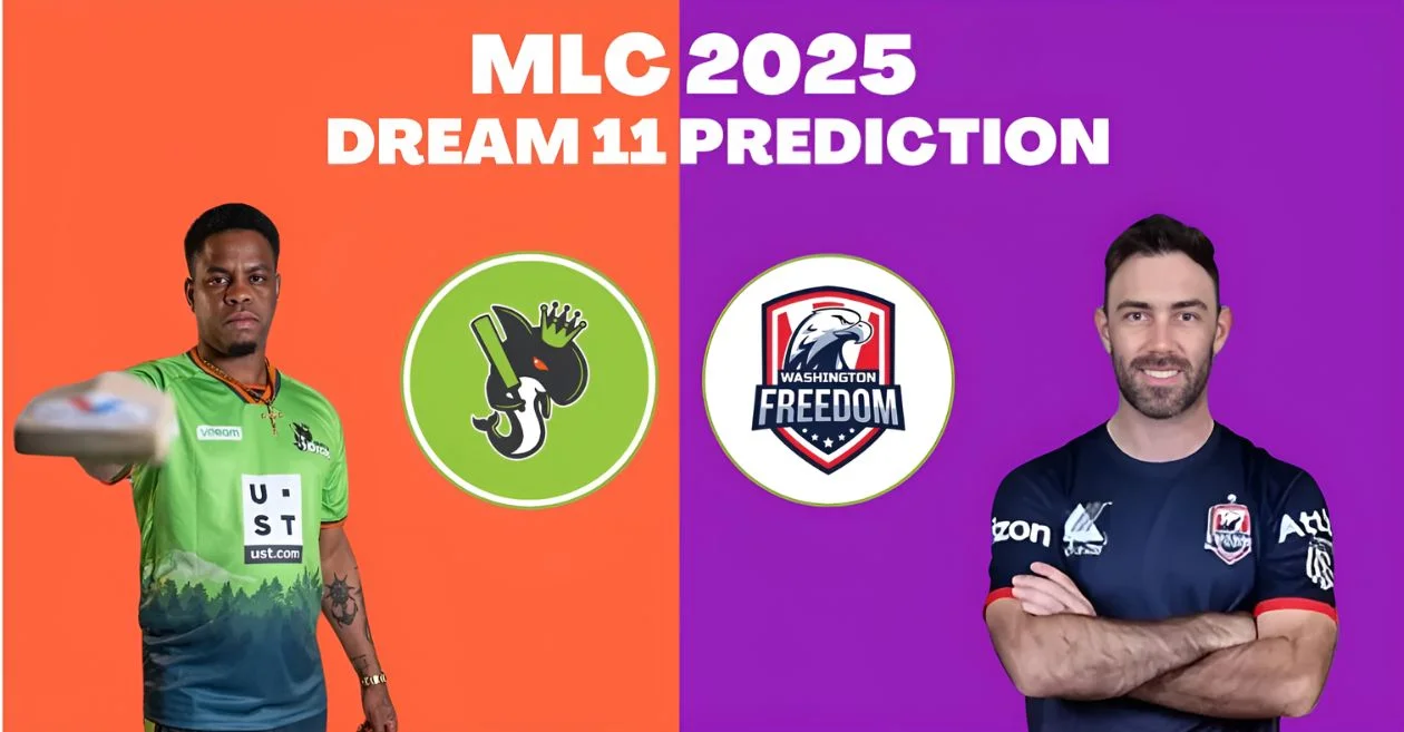 WAS vs SEA, MLC 2025: Match Prediction, Dream11 Team, Fantasy Tips & Pitch Report | Washington Freedom vs Seattle Orcas