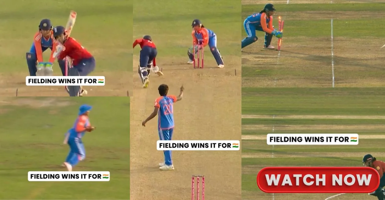 ENG vs IND [WATCH]: Sophia Dunkley gets bizarrely run out after terrible mix-up with Danni Wyatt-Hodge in the 2nd T20I