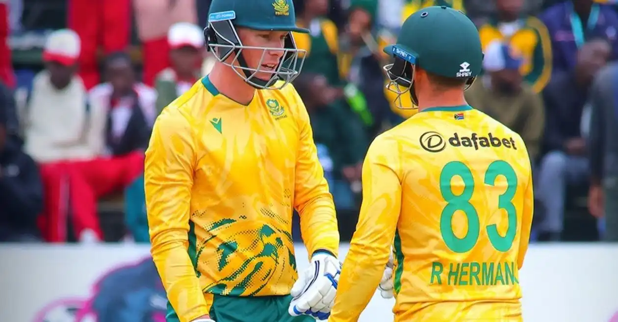 Rubin Hermann sizzles as South Africa outclass Zimbabwe in the 4th match of T20I tri-series