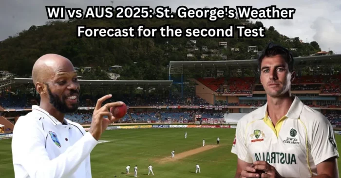 WI vs AUS 2025: St. George’s Weather Forecast for the second Test | West Indies vs Australia