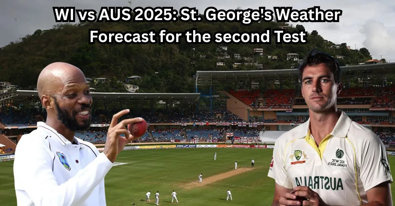 WI vs AUS 2025: St. George’s Weather Forecast for the second Test | West Indies vs Australia