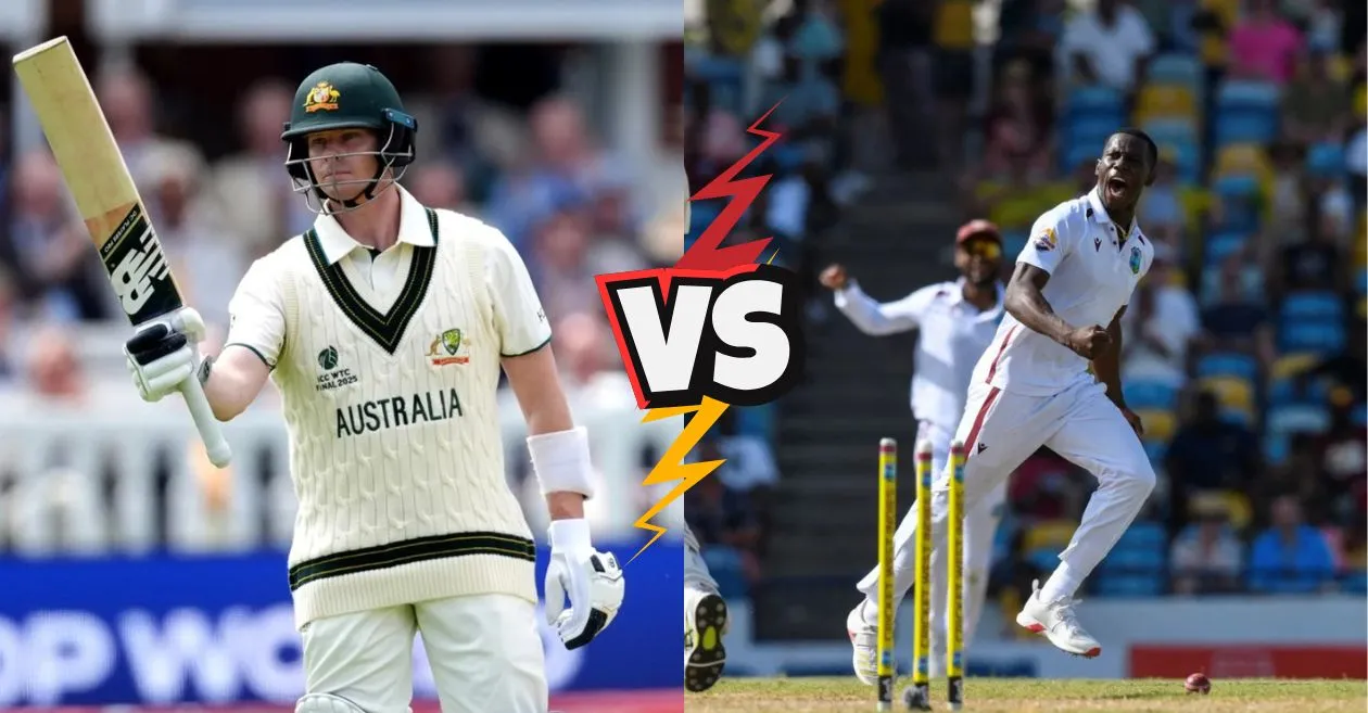 WI vs AUS: Top 3 key battles to watch out for in the second Test ft. Steve Smith vs Shamar Joseph