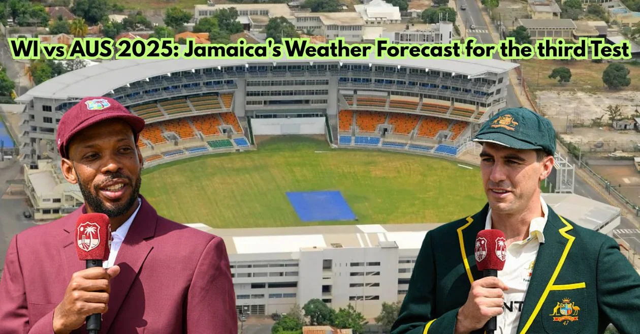WI vs AUS 2025: Jamaica’s Weather Forecast for the third Test | West Indies vs Australia