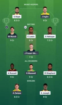 WI vs AUS