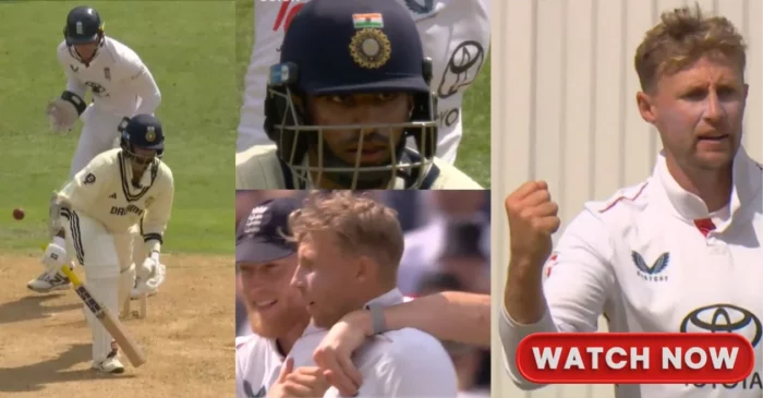ENG vs IND [WATCH]: Joe Root celebrates like never before after ripping through Washington Sundar’s stumps on Day 2 of Edgbaston Test