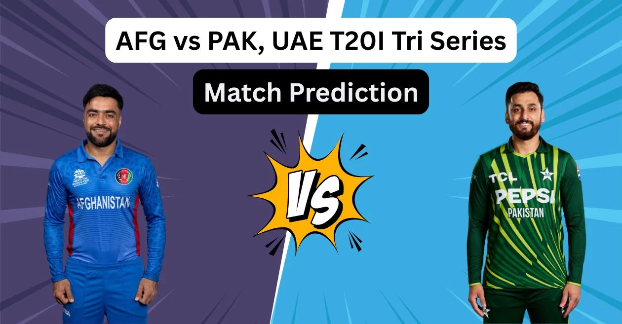 AFG vs PAK, UAE T20I Tri Series 2025: Match Prediction – Who will win today’s game between Afghanistan and Pakistan?