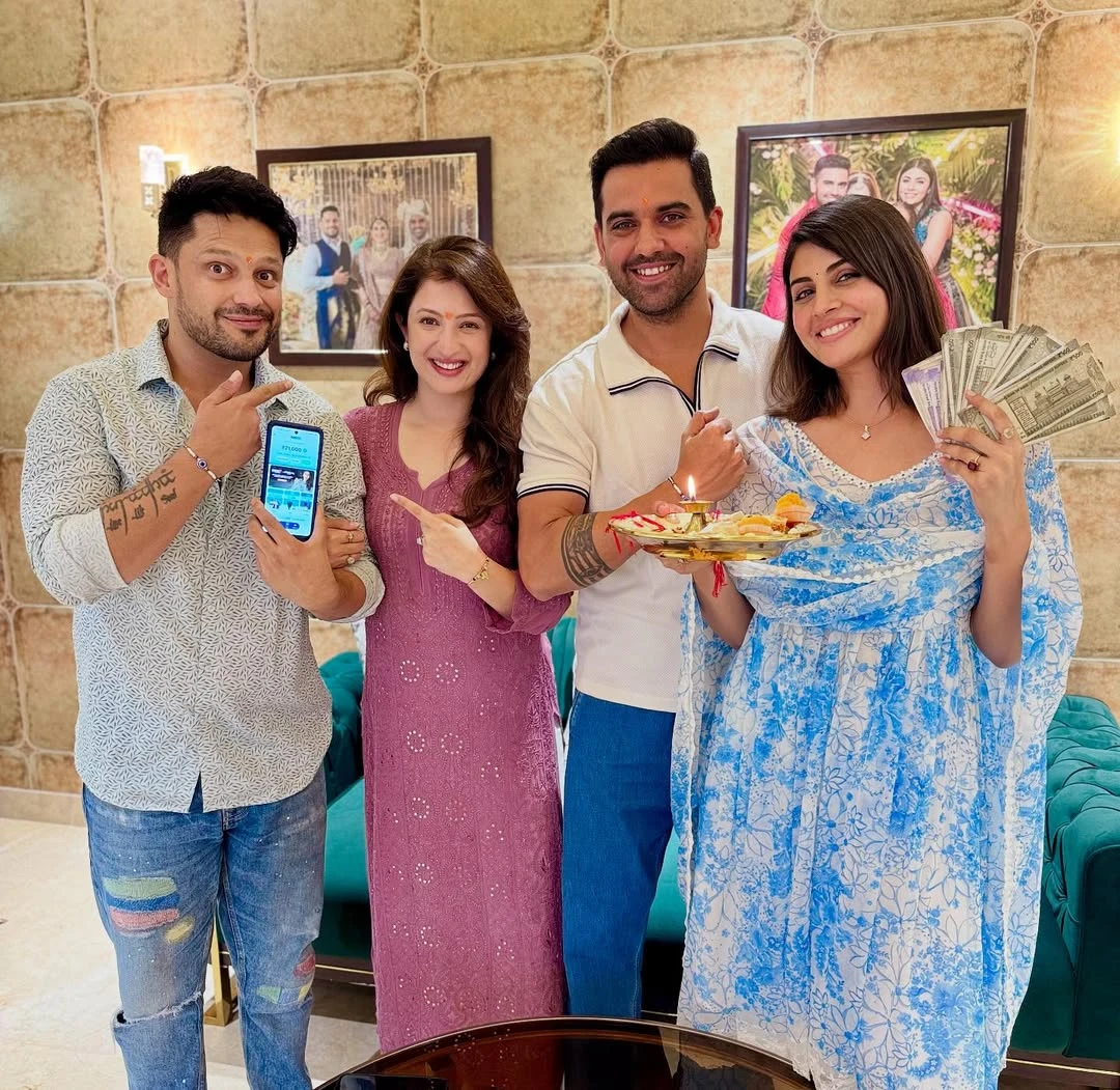 Deepak Chahar with his sister