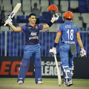 Rahmanullah Gurbaz century against UAE