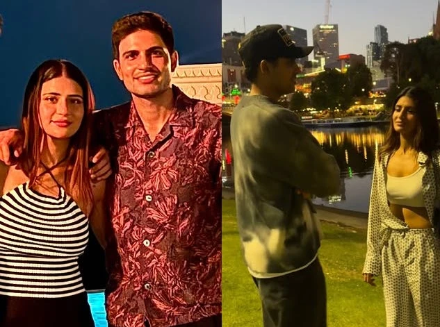 Shubman Gill with his sister Shahneel