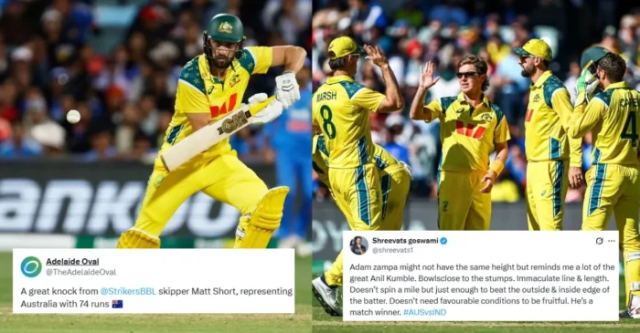 Fans react as Adam Zampa and Matthew Short propel Australia to series clinching win over India in Adelaide ODI Fans react as Adam Zampa and Matthew Short propel Australia to series clinching win over India in Adelaide ODI
