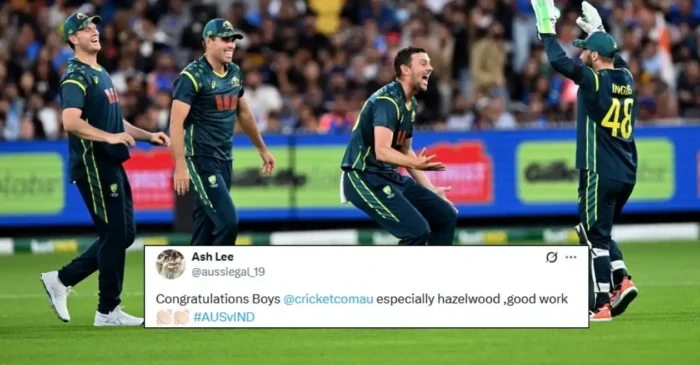 Fans erupt as Josh Hazlewood’s bowling brilliance propels Australia to emphatic win over India in 2nd T20I