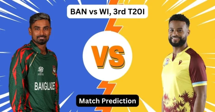 BAN vs WI, 3rd T20I Match Prediction: Who will win today’s game between Bangladesh and West Indies?