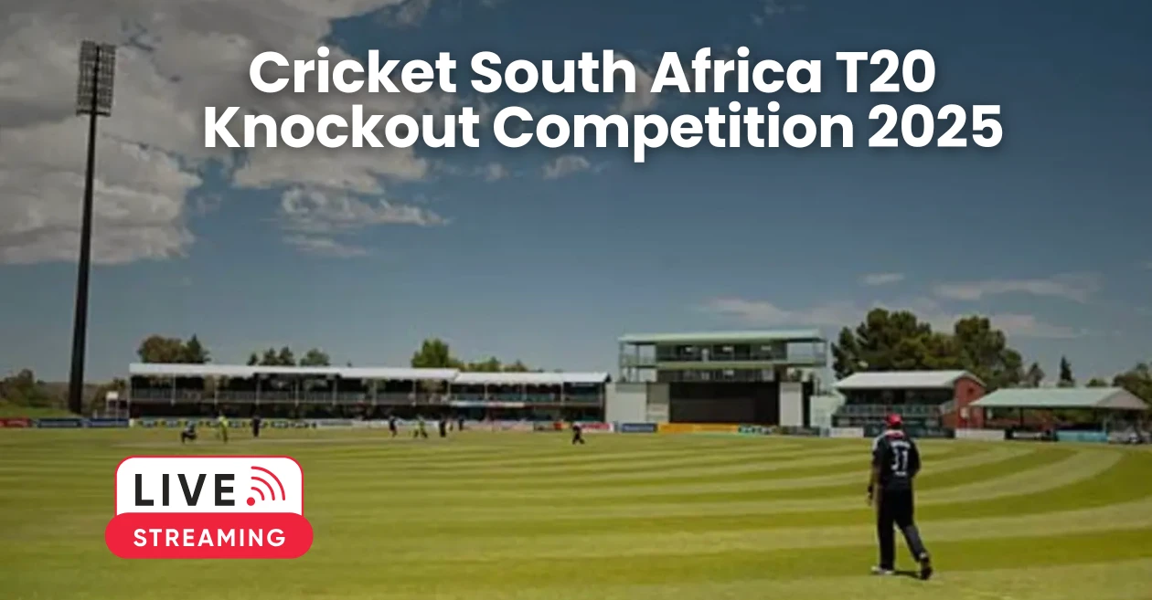 Cricket South Africa T20 Knockout Competition 2025 schedule: Date, Match Time and Live Steaming details Cricket South Africa T20 Knockout Competition 2025 schedule: Date, Match Time and Live Steaming details