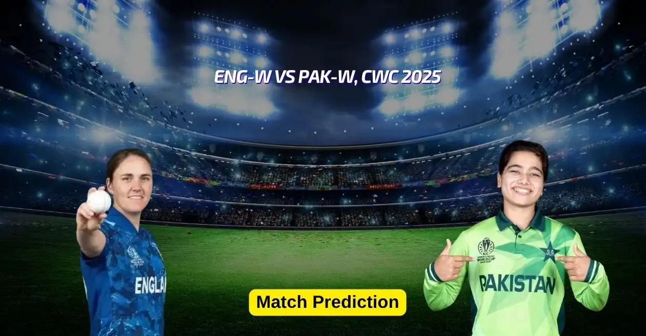 ENG-W vs PAK-W, Women’s World Cup 2025 Match Prediction: Who will win today’s game between England and Pakistan?