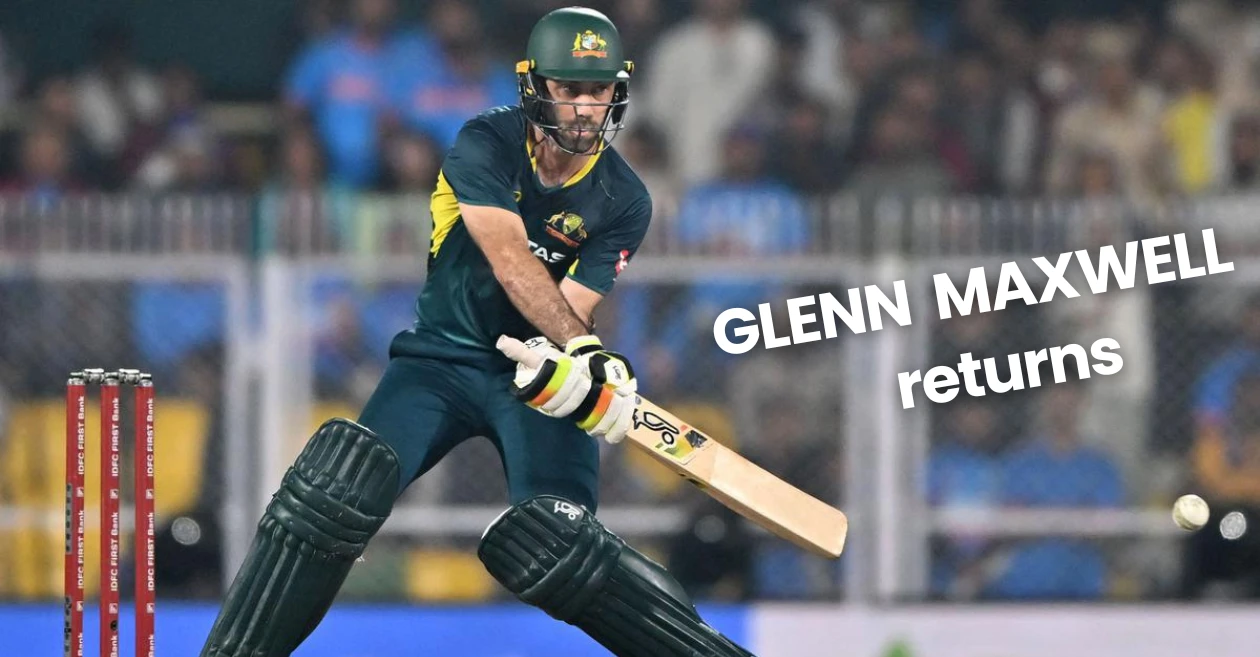Glenn Maxwell returns in Australia’s T20I squad for last three matches against India Glenn Maxwell returns in Australia’s T20I squad for last three matches against India