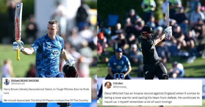 NZ vs ENG: Fans react as Harry Brook’s fighting ton goes in vain after Daryl Mitchell steers New Zealand to victory in ODI series opener NZ vs ENG: Fans react as Harry Brook’s fighting ton goes in vain after Daryl Mitchell steers New Zealand to victory in ODI series opener