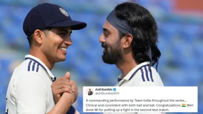 Fans go gaga as KL Rahul’s stellar fifty steers India to series whitewash against West Indies on Day 5 of Delhi Test