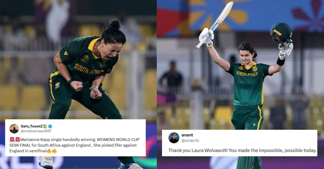 Fan’s go gaga as Marizanne Kapp’s all-round magic and Laura Wolvaardt’s century fire South Africa into the Women’s World Cup 2025 final