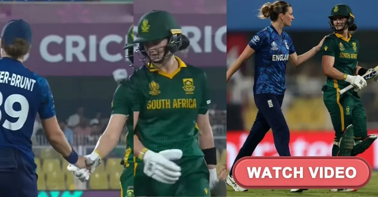 Women’s World Cup 2025 [WATCH]: Nat Sciver-Brunt and other English players hail Laura Wolvaardt’s century in Semi-final 1