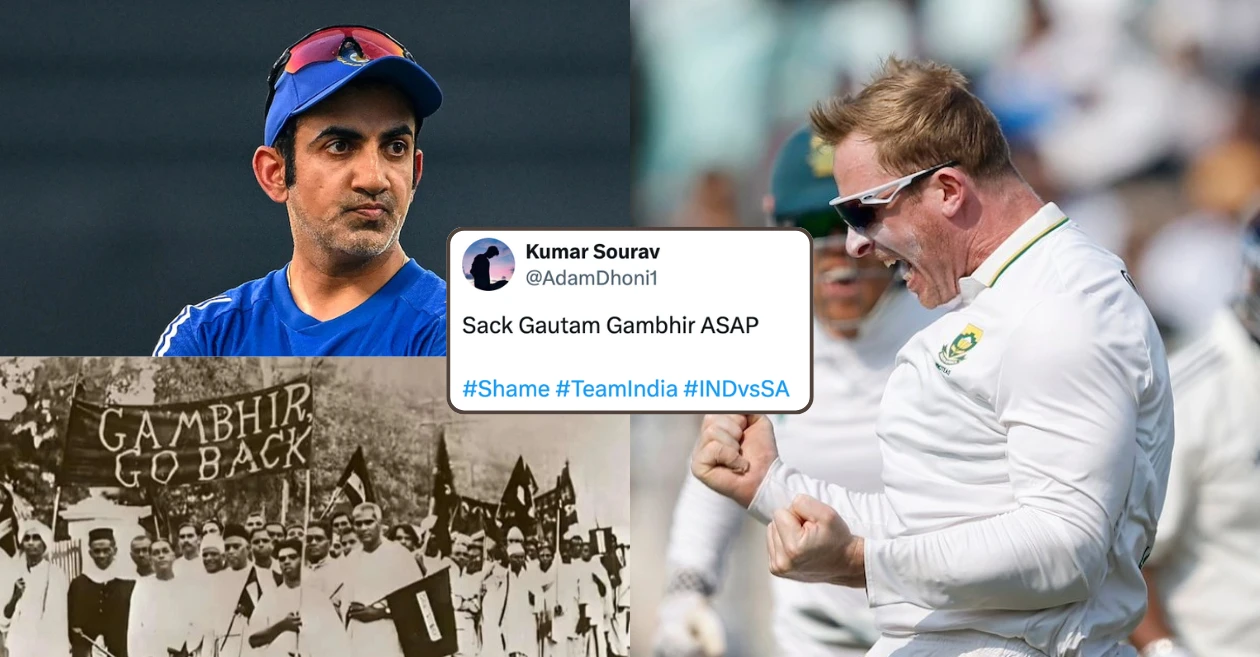“Sack Gautam Gambhir ASAP”: Angry fans target India head coach following South Africa thrashing in Test cricket