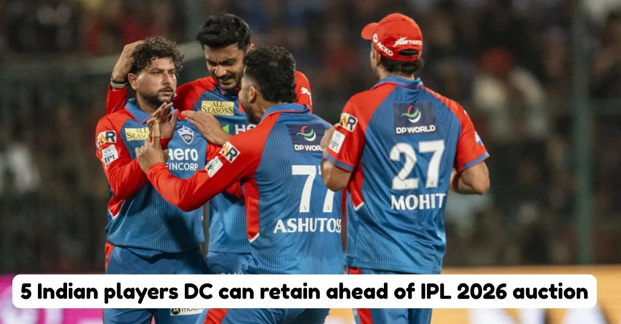 Delhi Capitals: 5 Indian players DC can retain ahead of IPL 2026 auction