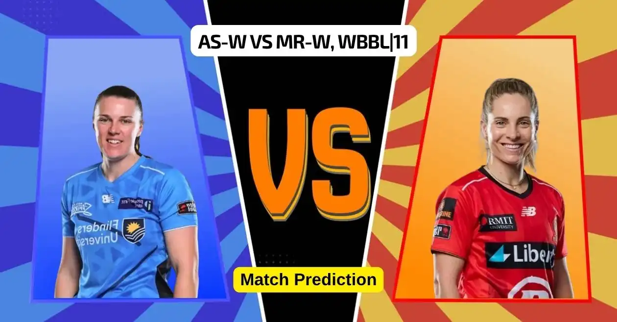 AS-W vs MR-W, WBBL|11 Match Prediction: Who will win today’s game between Adelaide Strikers and Melbourne Renegades?