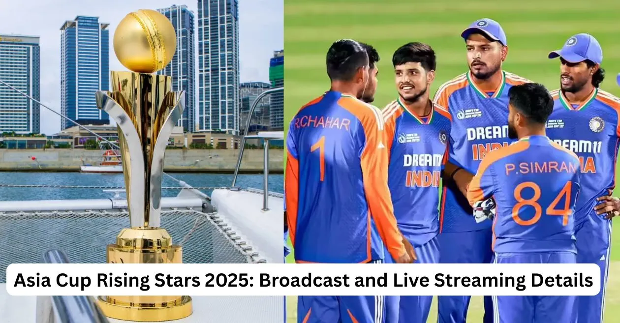 Asia Cup Rising Stars 2025: Broadcast and Live Streaming Details – When and where to watch in India, USA, Pakistan & other countries
