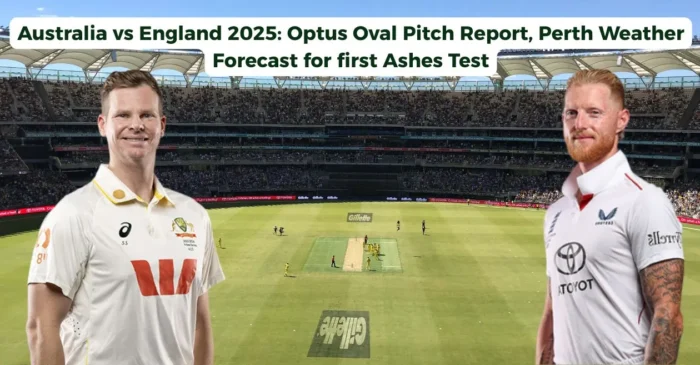 Australia vs England 2025: Optus Oval Pitch Report, Perth Weather Forecast for first Ashes Test