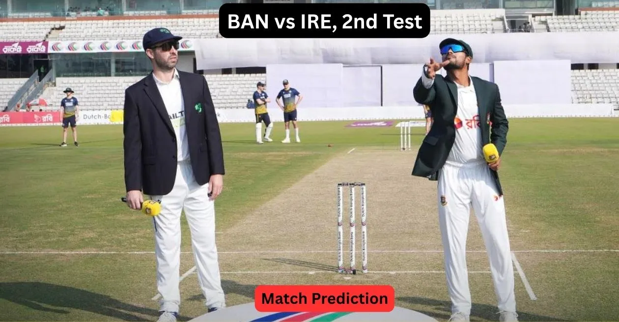 BAN vs IRE, 2nd Test Match Prediction: Who will win today’s game between Bangladesh and Ireland?