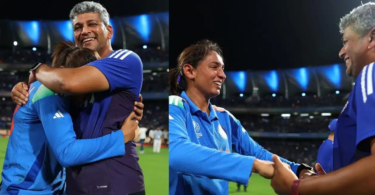 Harmanpreet Kaur’s heartfelt gesture: India captain touches coach Amol Muzumdar’s feet after Women’s World Cup triumph