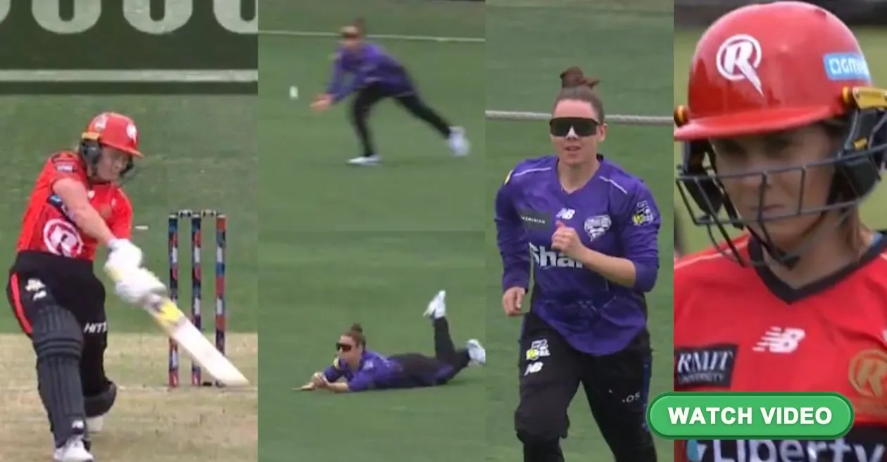 WATCH: Linsey Smith’s stunning grab sends Sophie Molineux packing as Hobart Hurricanes topple Melbourne Renegades in WBBL|11