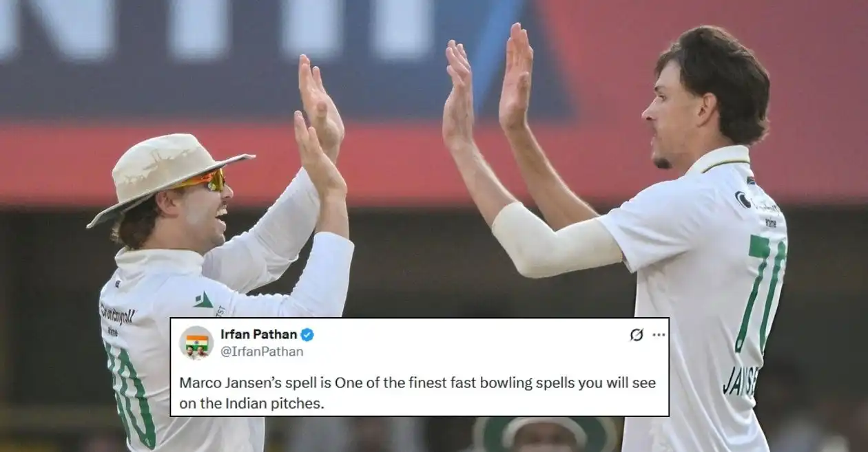 Fans erupt as Marco Jansen’s bowling masterclass puts South Africa in driving seat on Day 3 of second Test against India