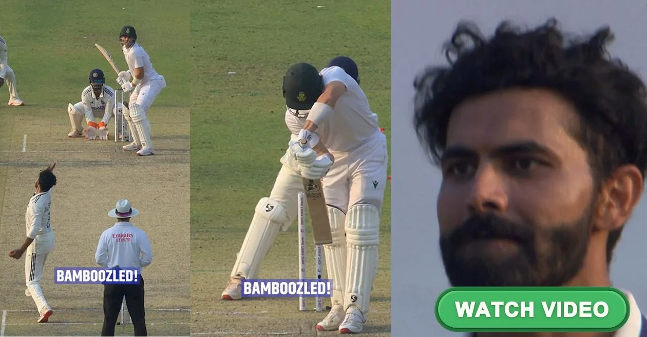 IND vs SA [WATCH]: Ravindra Jadeja cleans up Tristan Stubbs with a ripper to pick his 250th Test wicket on home soil