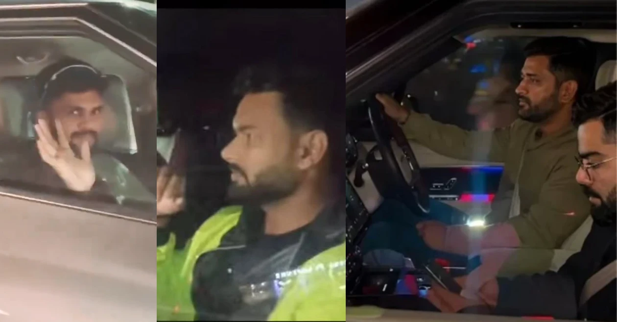 WATCH: Virat Kohli, Rishabh Pant and Ruturaj Gaikwad visit Dhoni’s farmhouse for dinner in Ranchi