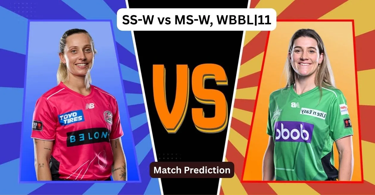 SS-W vs MS-W, WBBL|11 Match Prediction: Who will win today’s game between Sydney Sixers and Melbourne Stars?