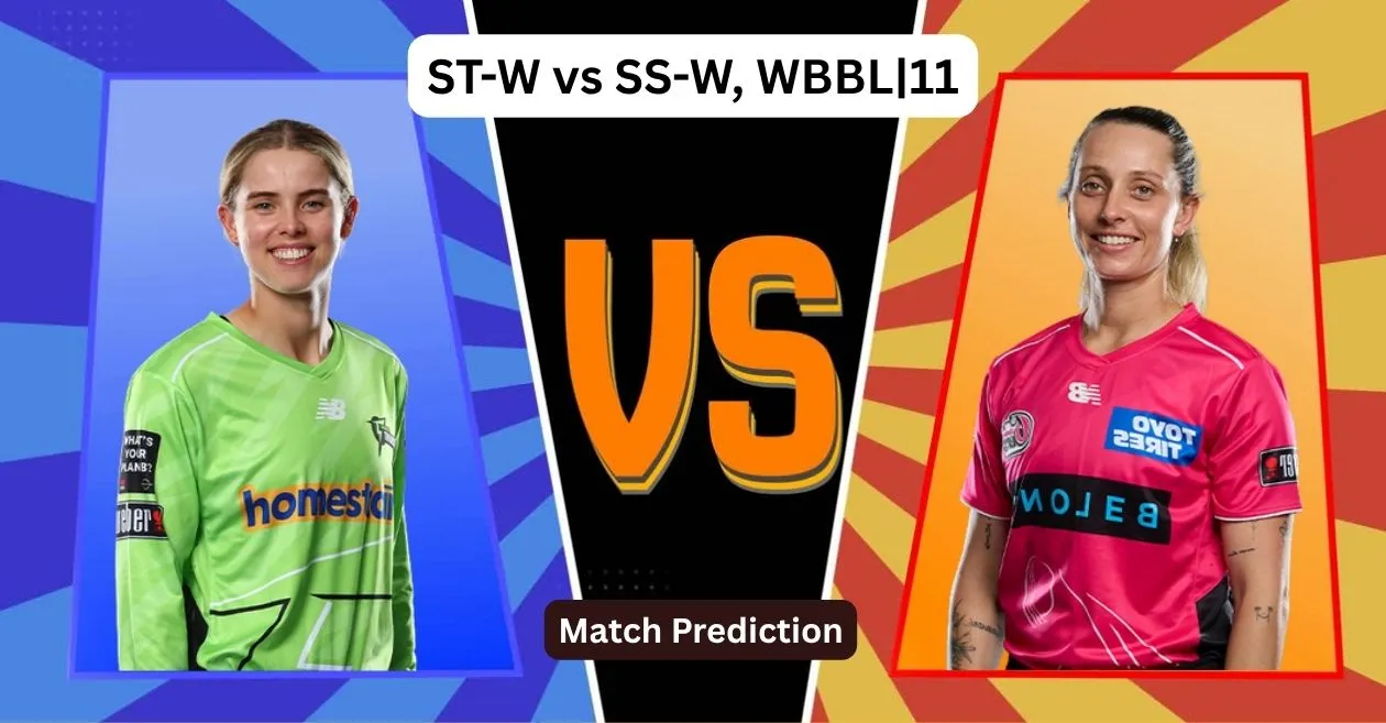 ST-W vs SS-W, WBBL|11 Match Prediction: Who will win today’s game between Sydney Thunder and Sydney Sixers?