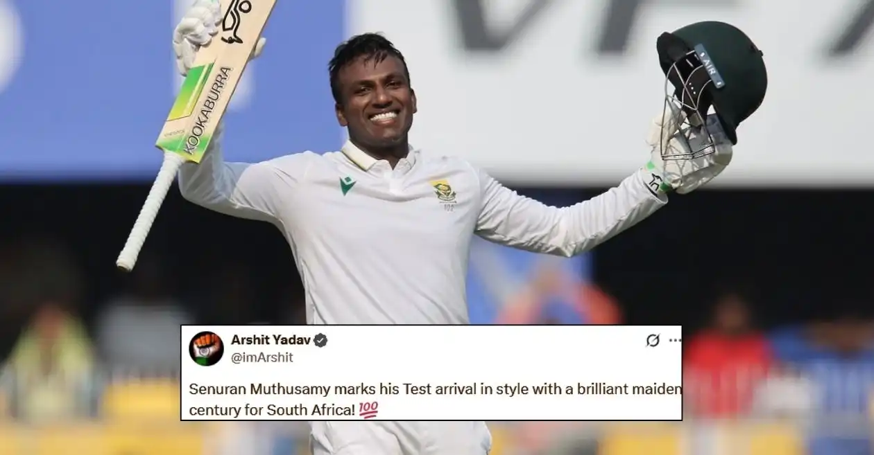 IND vs SA: Fans erupt as Senuran Muthusamy lights up Guwahati with maiden century on Day 2 of the second Test