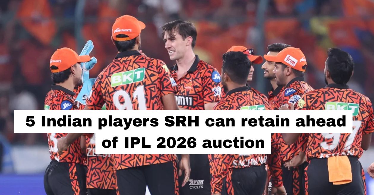 Sunrisers Hyderabad: 5 Indian players SRH can retain ahead of IPL 2026 auction