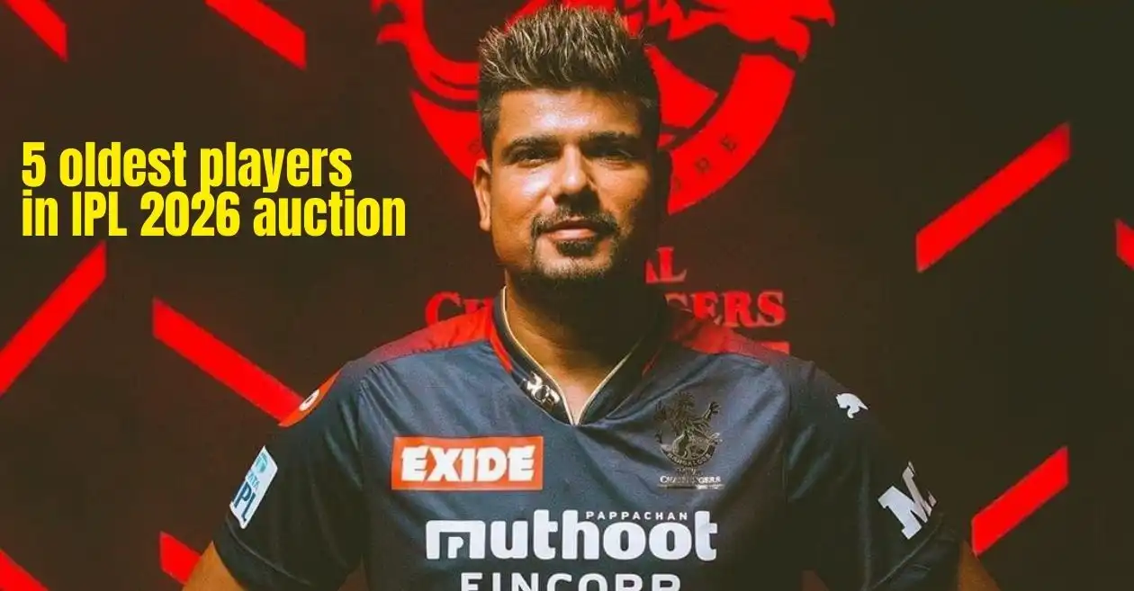 Top 5 oldest players in the IPL 2026 mini-auction