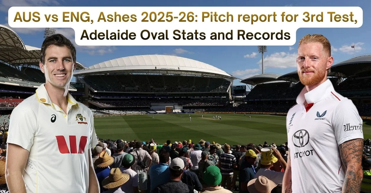 AUS vs ENG, Ashes 2025-26: Pitch report for 3rd Test, Adelaide Oval Stats and Records