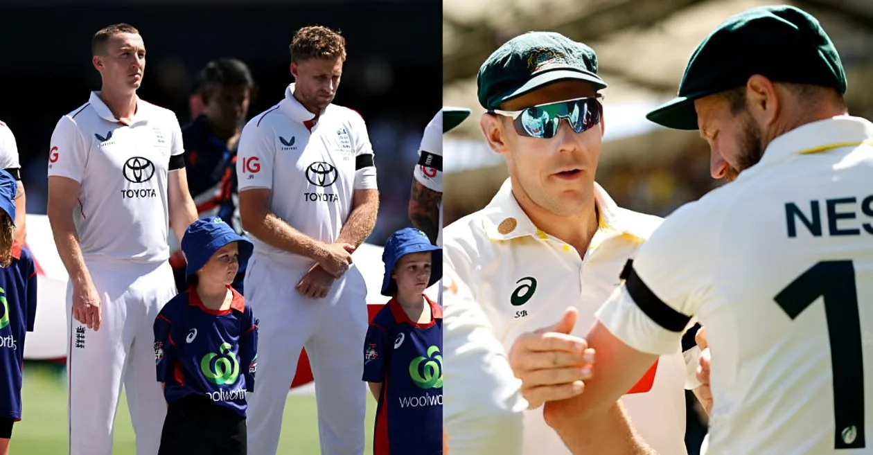 Ashes 2025-26: Here’s why England and Australian players are wearing black armbands on Day 1 of pink-ball Test at Gabba