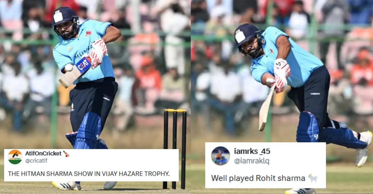 Fans go berserk as Rohit Sharma smashes an explosive century against Sikkim in Vijay Hazare Trophy 2025-26