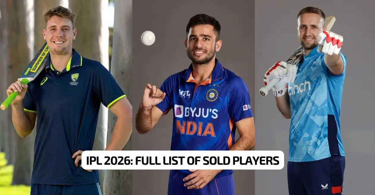 IPL 2026 Auction: Complete list of sold players with their price