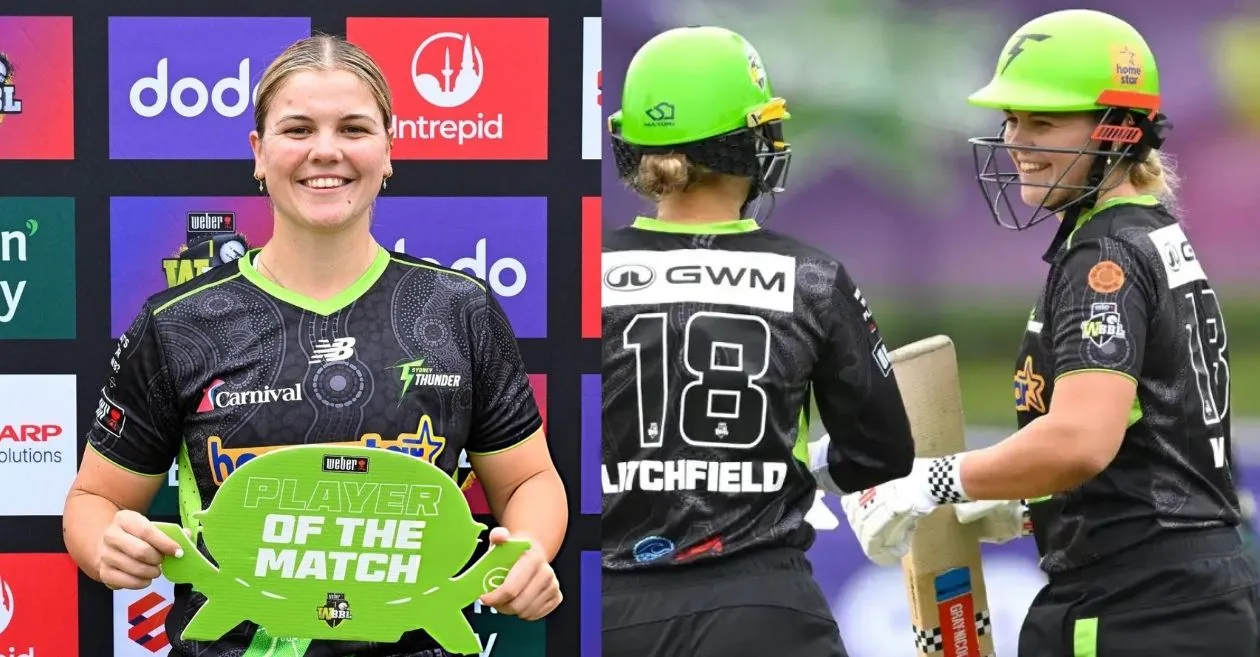 Georgia Voll’s brilliant all-round performance leads Sydney Thunder to a dominant victory over Melbourne Stars in the WBBL|11 clash