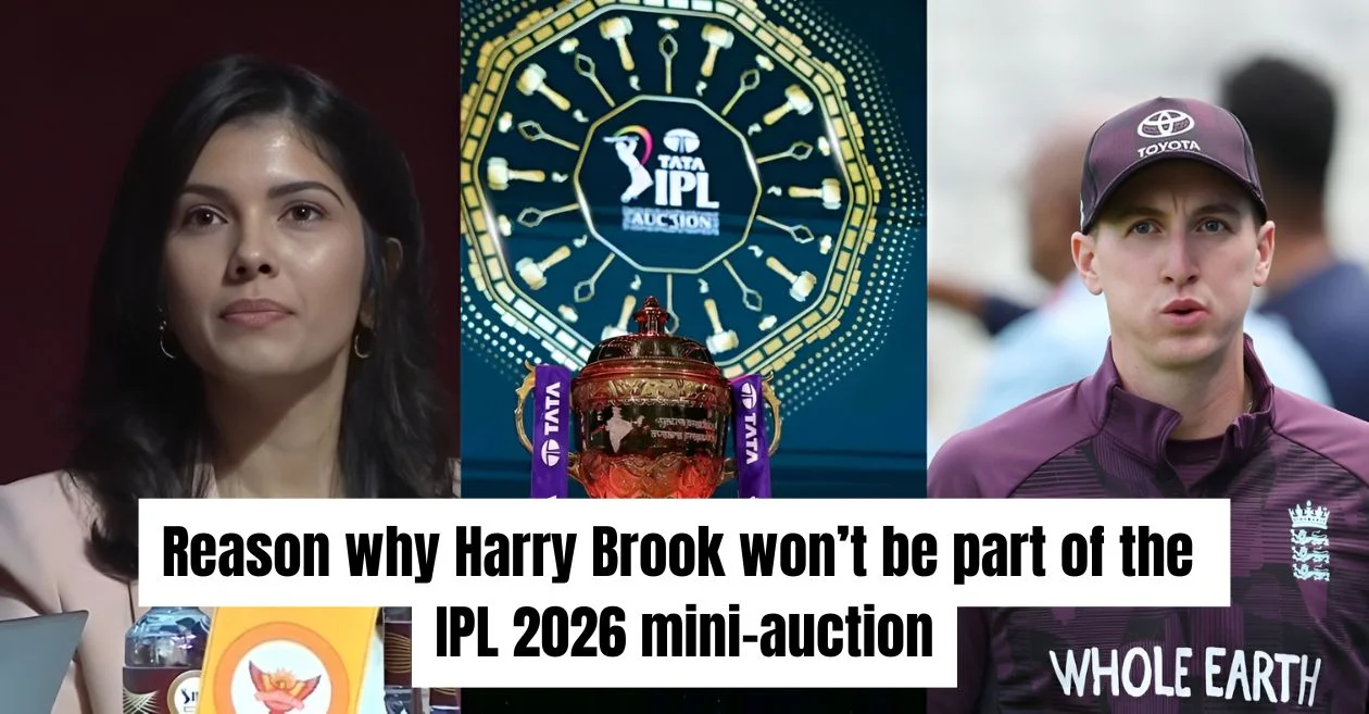 EXPLAINED: Why Harry Brook won’t feature in the IPL 2026 mini-auction?