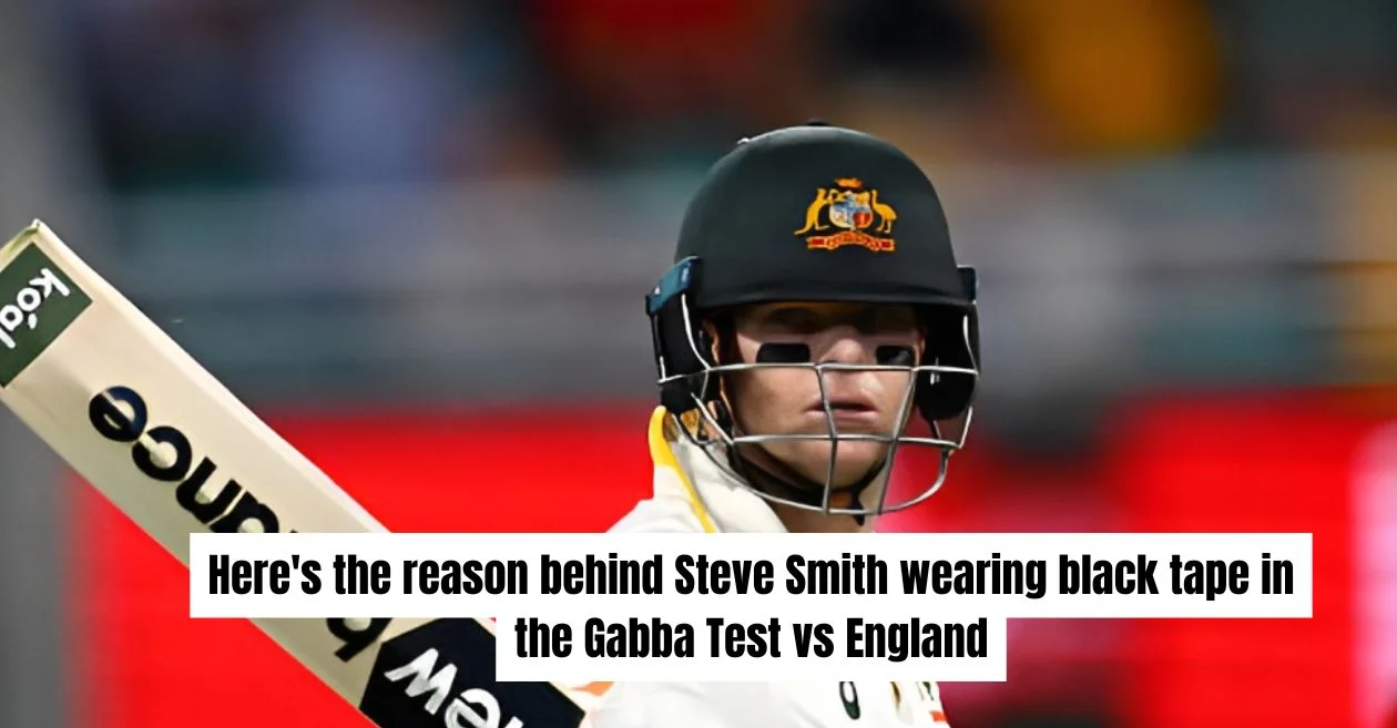 Ashes 2025-26: Here’s the reason behind Steve Smith wearing black tape in the Gabba Test vs England