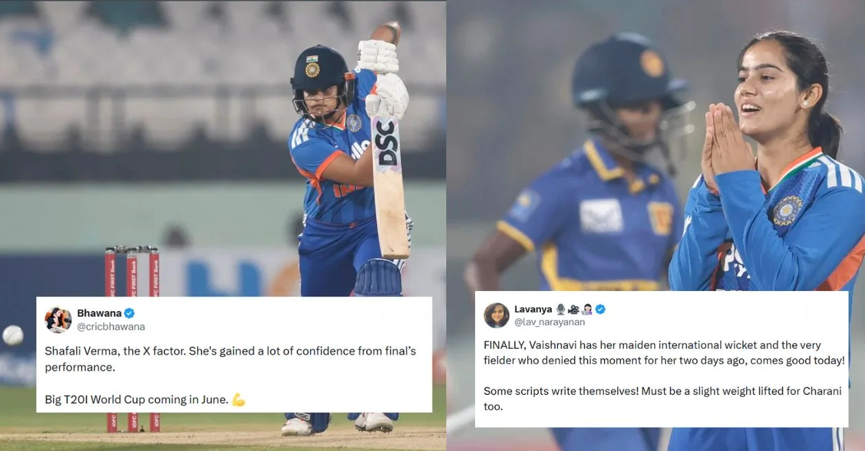 Fans erupt after Shafali Verma smashes explosive fifty as India outclass Sri Lanka in Visakhapatnam T20I to go 2–0 up in series