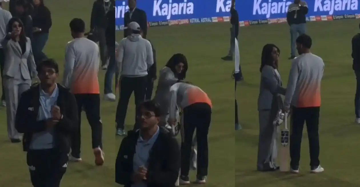 WATCH: Jitesh Sharma respectfully touches Harleen Deol’s feet after India’s loss in 2nd T20I